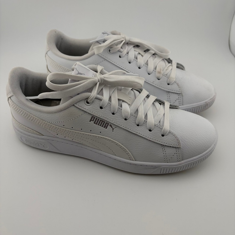 Puma Vikky v3 Sneakers Womens 7 White Low Top Casual Shoes 383115-02
